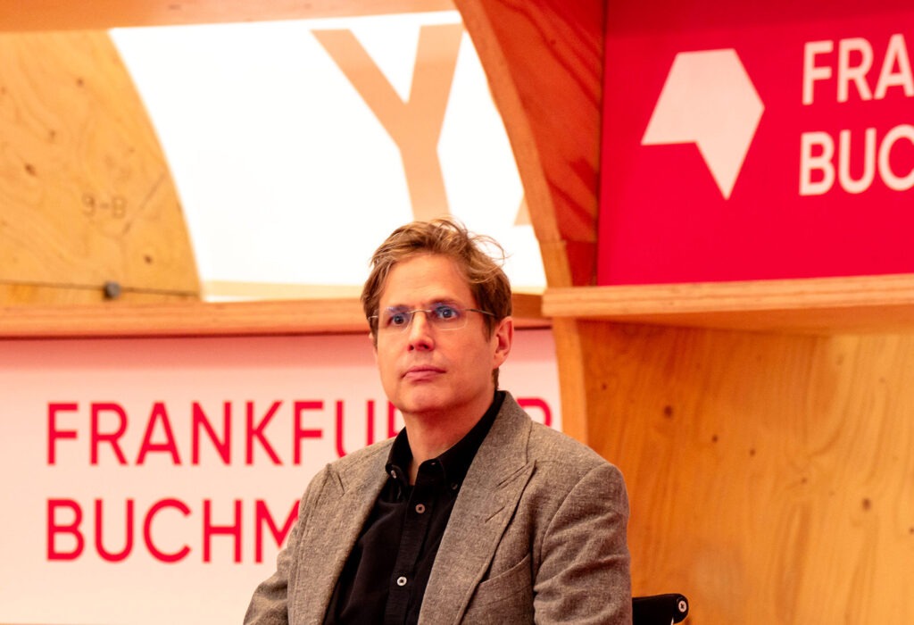 Daniel Kehlmann auf der Frankfurter Buchmesse 2023.