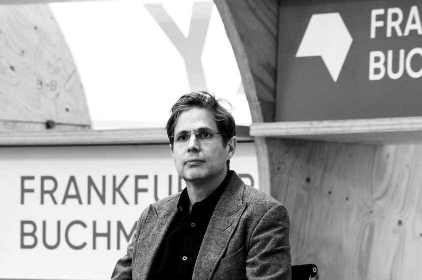 Daniel Kehlmann auf der Frankfurter Buchmesse 2023.